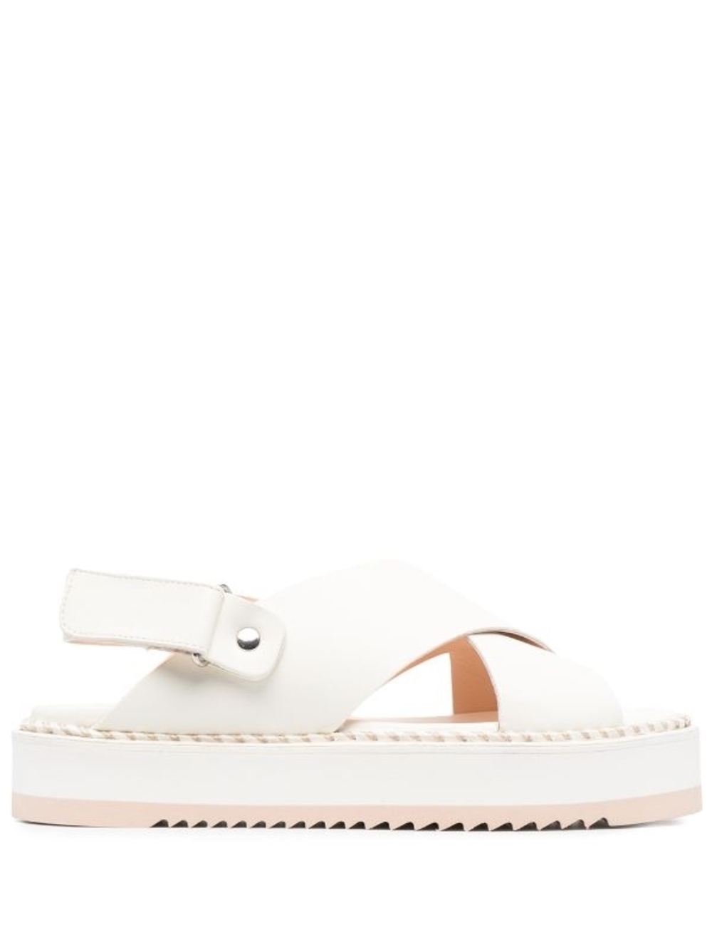 AGL Marta criss-cross sandals Off White Size 6 EUC